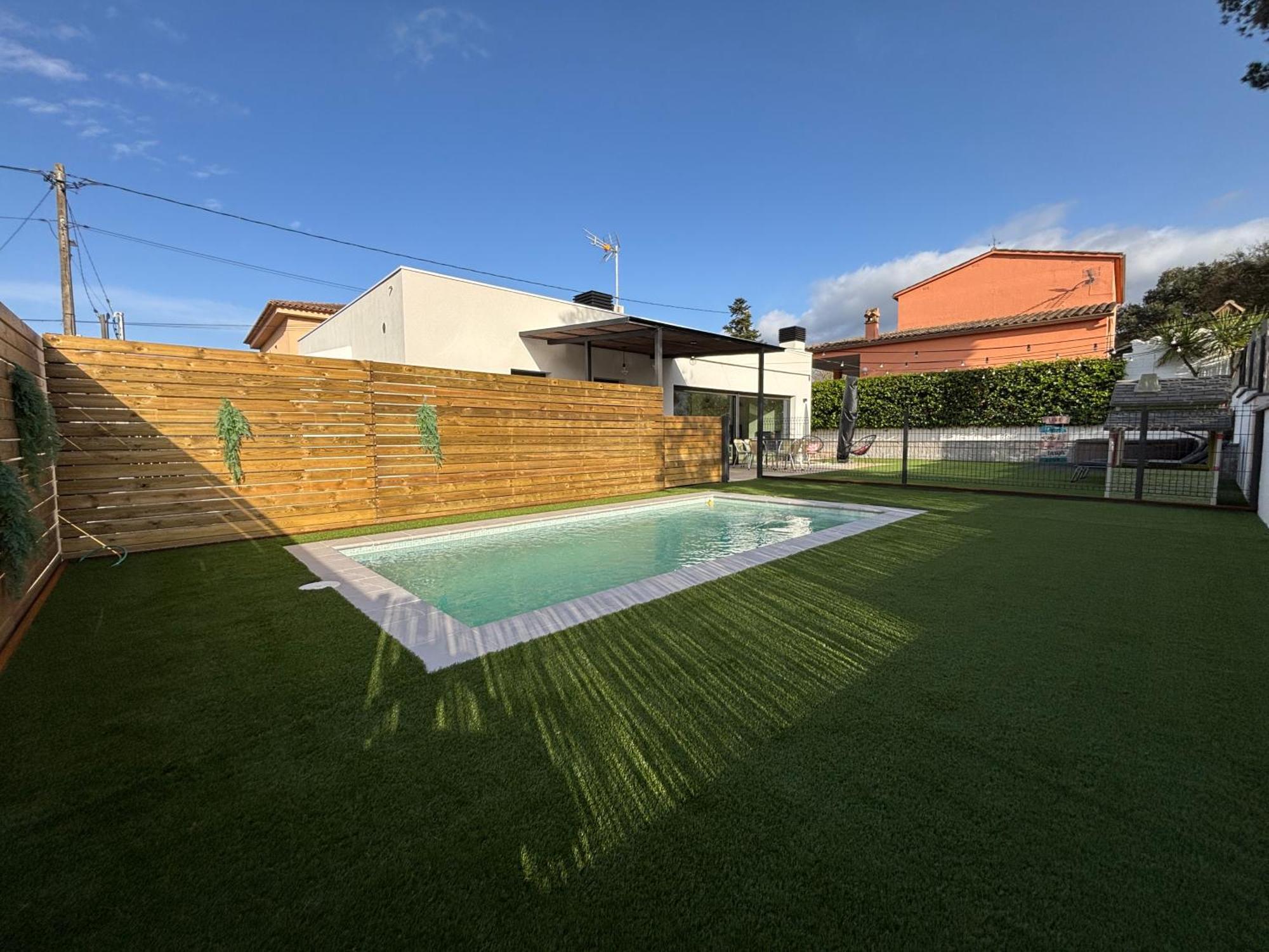 Espectacular Casa En Llagostera - Costa Brava, Con Piscina Eksteriør billede