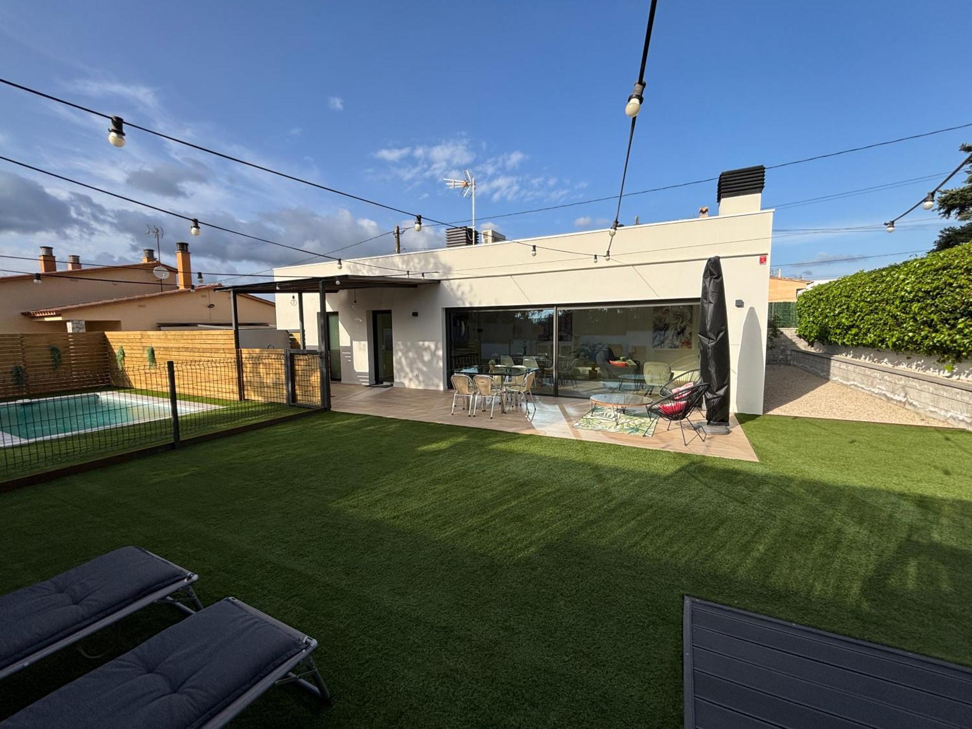 Espectacular Casa En Llagostera - Costa Brava, Con Piscina Eksteriør billede